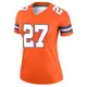 Legend Orange Women's Damarri Mathis Denver Broncos Alternate Mile High Collection 1977 Throwback Jersey