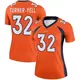 Legend Orange Women's Delarrin Turner-Yell Denver Broncos Jersey