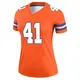 Legend Orange Women's Drew Sanders Denver Broncos Alternate Mile High Collection 1977 Throwback Jersey