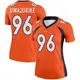 Legend Orange Women's Eyioma Uwazurike Denver Broncos Jersey