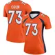 Legend Orange Women's Frank Crum Denver Broncos Jersey