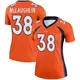 Legend Orange Women's Jaleel McLaughlin Denver Broncos Jersey