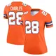 Legend Orange Women's Jamaal Charles Denver Broncos Alternate Mile High Collection 1977 Throwback Jersey