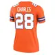 Legend Orange Women's Jamaal Charles Denver Broncos Alternate Mile High Collection 1977 Throwback Jersey