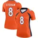 Legend Orange Women's Jarrett Stidham Denver Broncos Jersey