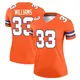 Legend Orange Women's Javonte Williams Denver Broncos Alternate Mile High Collection 1977 Throwback Jersey