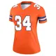 Legend Orange Women's JL Skinner Denver Broncos Alternate Mile High Collection 1977 Throwback Jersey