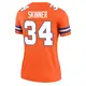 Legend Orange Women's JL Skinner Denver Broncos Alternate Mile High Collection 1977 Throwback Jersey