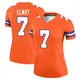 Legend Orange Women's John Elway Denver Broncos Alternate Mile High Collection 1977 Throwback Jersey