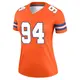 Legend Orange Women's Jordan Jackson Denver Broncos Alternate Mile High Collection 1977 Throwback Jersey