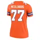 Legend Orange Women's Karl Mecklenburg Denver Broncos Alternate Mile High Collection 1977 Throwback Jersey