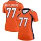 Legend Orange Women's Karl Mecklenburg Denver Broncos Jersey