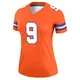 Legend Orange Women's Kendall Hinton Denver Broncos Alternate Mile High Collection 1977 Throwback Jersey