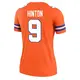 Legend Orange Women's Kendall Hinton Denver Broncos Alternate Mile High Collection 1977 Throwback Jersey