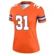 Legend Orange Women's Kris Abrams-Draine Denver Broncos Alternate Mile High Collection 1977 Throwback Jersey