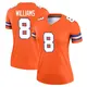 Legend Orange Women's K'Waun Williams Denver Broncos Alternate Mile High Collection 1977 Throwback Jersey