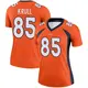 Legend Orange Women's Lucas Krull Denver Broncos Jersey