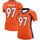 Legend Orange Women's Malcolm Roach Denver Broncos Jersey