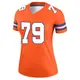 Legend Orange Women's Matt Peart Denver Broncos Alternate Mile High Collection 1977 Throwback Jersey