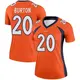 Legend Orange Women's Michael Burton Denver Broncos Jersey