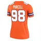 Legend Orange Women's Mike Purcell Denver Broncos Alternate Mile High Collection 1977 Throwback Jersey