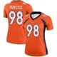 Legend Orange Women's Mike Purcell Denver Broncos Jersey