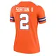 Legend Orange Women's Pat Surtain II Denver Broncos Alternate Mile High Collection 1977 Throwback Jersey