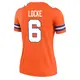 Legend Orange Women's P.J. Locke Denver Broncos Alternate Mile High Collection 1977 Throwback Jersey