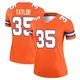 Legend Orange Women's Reese Taylor Denver Broncos Alternate Mile High Collection 1977 Throwback Jersey