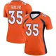 Legend Orange Women's Reese Taylor Denver Broncos Jersey