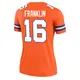 Legend Orange Women's Troy Franklin Denver Broncos Alternate Mile High Collection 1977 Throwback Jersey