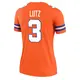 Legend Orange Women's Wil Lutz Denver Broncos Alternate Mile High Collection 1977 Throwback Jersey