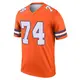 Legend Orange Youth Ben Powers Denver Broncos Alternate Mile High Collection 1977 Throwback Jersey