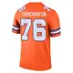 Legend Orange Youth Calvin Throckmorton Denver Broncos Alternate Mile High Collection 1977 Throwback Jersey