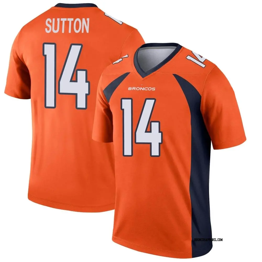 Legend Orange Youth Courtland Sutton Denver Broncos Jersey