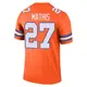 Legend Orange Youth Damarri Mathis Denver Broncos Alternate Mile High Collection 1977 Throwback Jersey