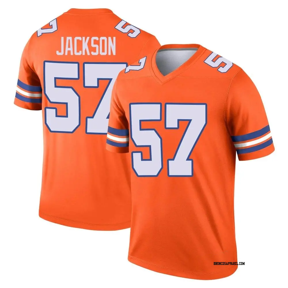 Legend Orange Youth Tom Jackson Denver Broncos Alternate Mile High Collection 1977 Throwback Jersey