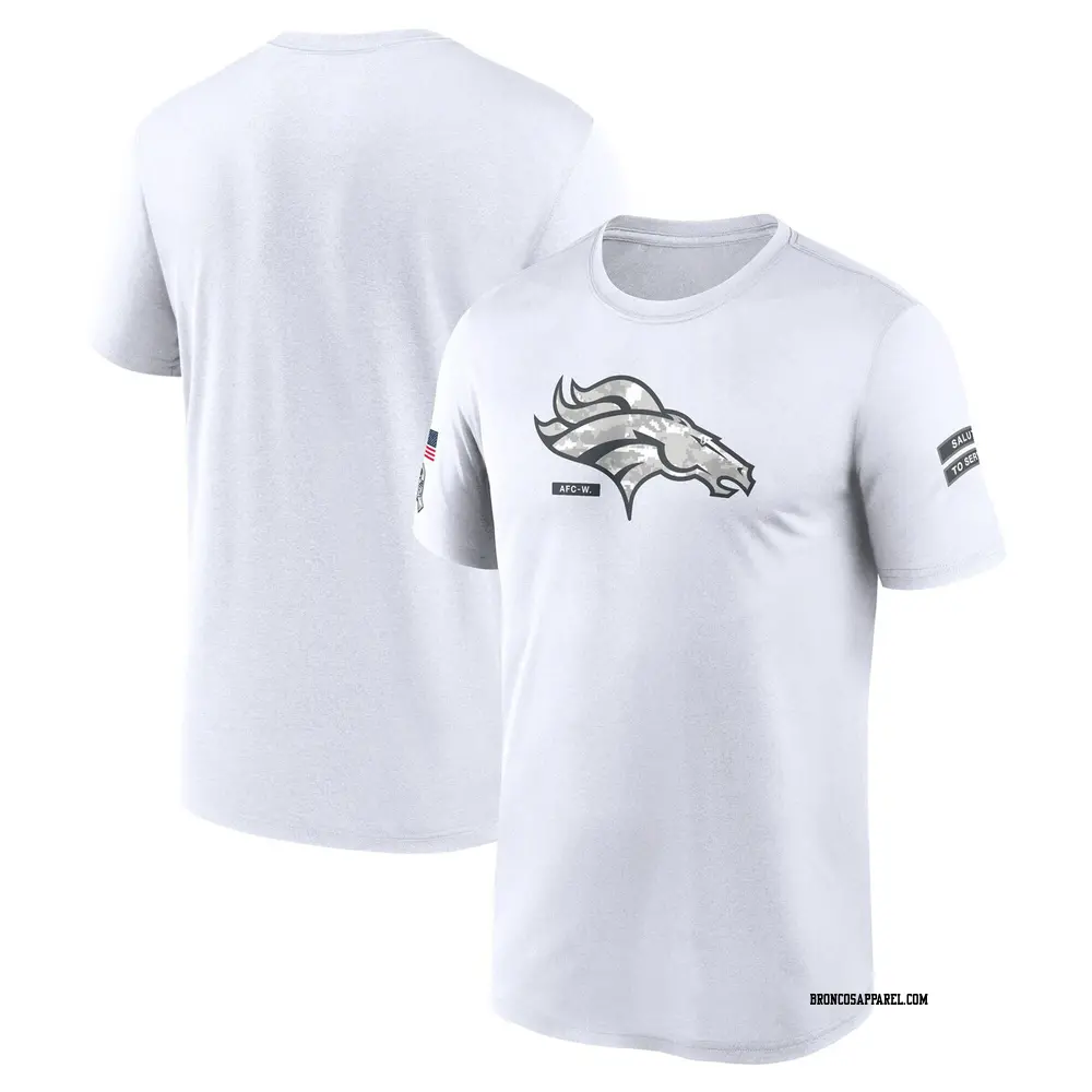 Legend White Men's Denver Broncos 2024 Salute To Service Performance T-Shirt