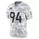 Limited Arctic Camo Men's Aaron Patrick Denver Broncos 2024 Salute to Service Jersey