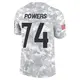 Limited Arctic Camo Men's Ben Powers Denver Broncos 2024 Salute to Service Jersey