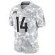 Limited Arctic Camo Men's Courtland Sutton Denver Broncos 2024 Salute to Service Jersey