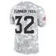 Limited Arctic Camo Men's Delarrin Turner-Yell Denver Broncos 2024 Salute to Service Jersey