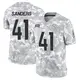 Limited Arctic Camo Men's Drew Sanders Denver Broncos 2024 Salute to Service Jersey