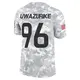 Limited Arctic Camo Men's Eyioma Uwazurike Denver Broncos 2024 Salute to Service Jersey