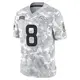 Limited Arctic Camo Men's Jarrett Stidham Denver Broncos 2024 Salute to Service Jersey