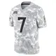 Limited Arctic Camo Men's John Elway Denver Broncos 2024 Salute to Service Jersey