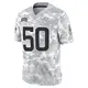 Limited Arctic Camo Men's Jonas Griffith Denver Broncos 2024 Salute to Service Jersey