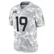 Limited Arctic Camo Men's Jordan Leslie Denver Broncos 2024 Salute to Service Jersey