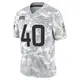 Limited Arctic Camo Men's Justin Strnad Denver Broncos 2024 Salute to Service Jersey