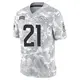 Limited Arctic Camo Men's Riley Moss Denver Broncos 2024 Salute to Service Jersey